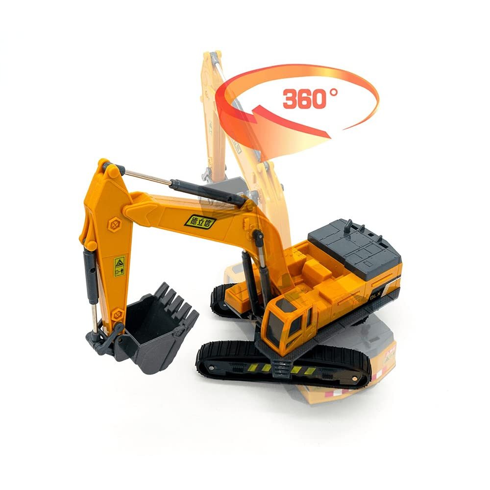 Excavator Toy For Kids Unbreakable Bulldozer Construction Long Carne Vehicle For 2 3 4 5 Year Kids, Multicolor - Image 5