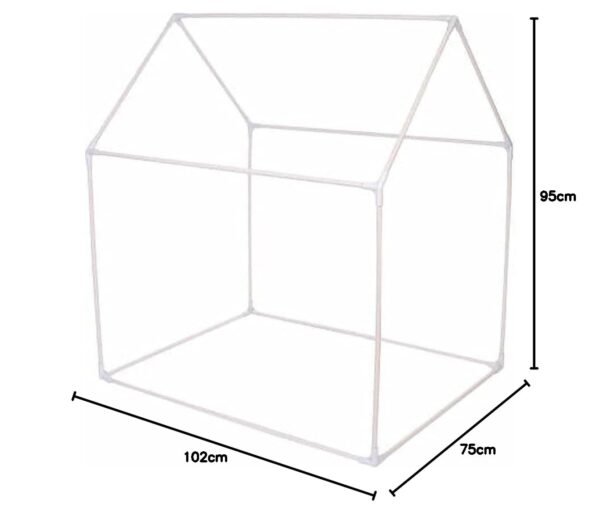 LEZOMZY Playhouses Tent For Kids Outdoor And Indoor Kid Play House Castle Tent Toys For 2-8 Years Old Kids Children Boy Girls Portable Kid Castle Playhouse For Girls & Boys (Candy House),Multicolor - Image 3