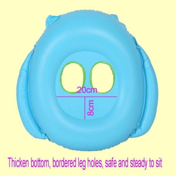 Swim Ring for Kids Inflatable Swimming Pool Tube for 1-5 Years Baby Girl Boys Swimming Pool Accessories Water Floating Tube seat raft(multicolour/1pcs) (Design 1) - Image 5