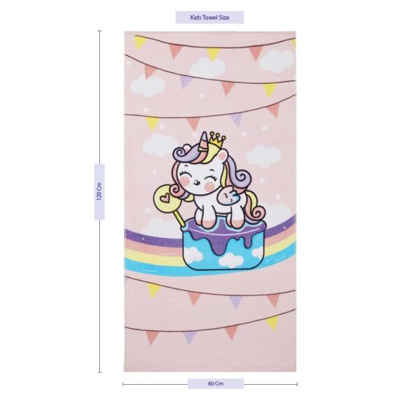 Wakefit Baby Towel for New Born | 380 GSM | Baby Bath Towel, Bath Towel for Kids, Stella Cotton (Set of 1, Peach) - Image 2