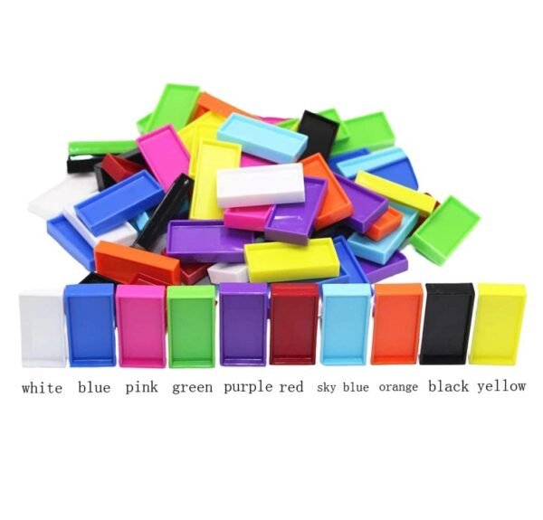 Unbreakable Kids Plastic Building Block Set, Interlock Brick Set for Kids 3-8 Years, Multicolor, Plastic Dominoes Block Toy - Image 2
