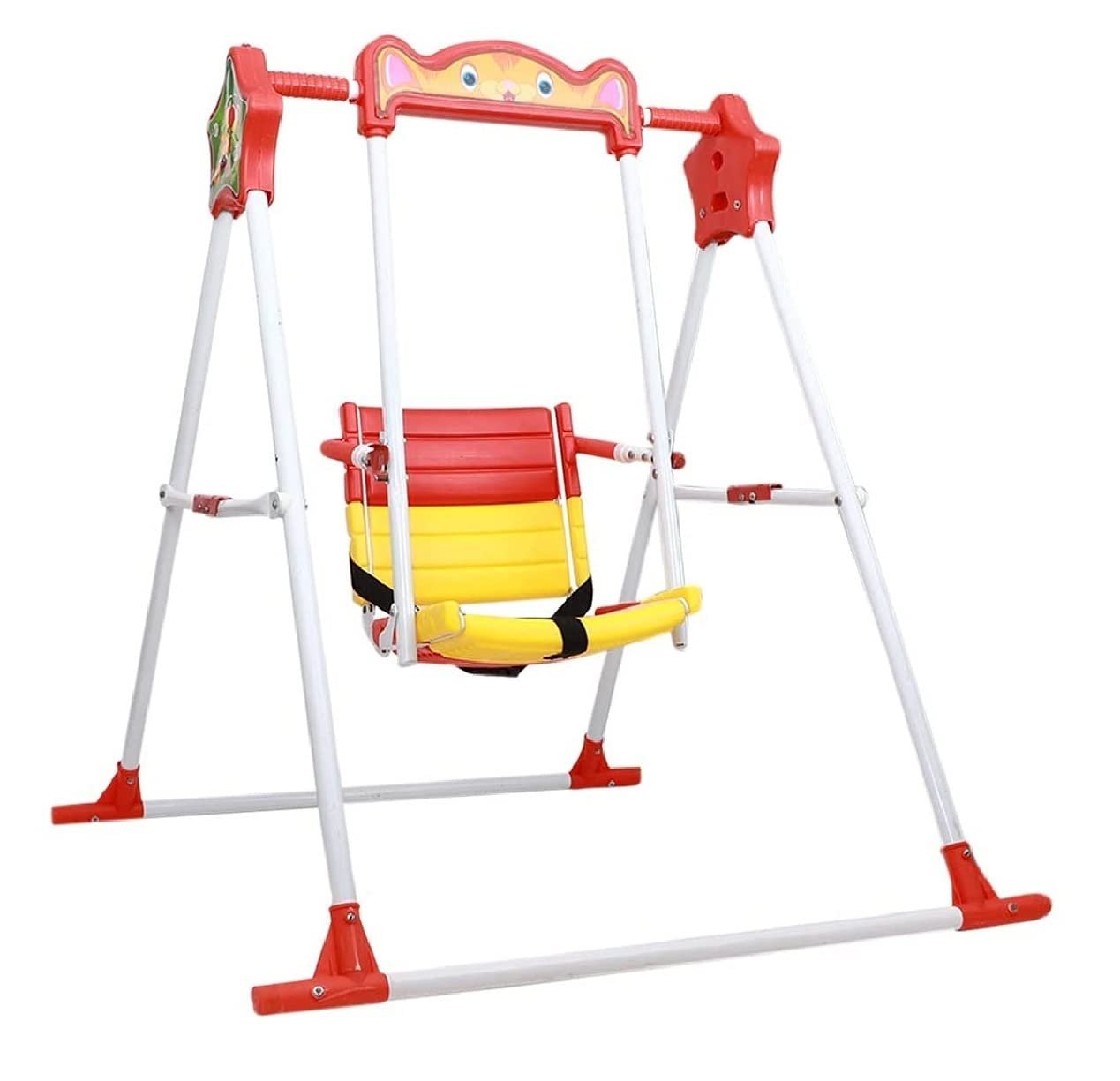 Garden & School Toy Swing for Children Babies Indoor Outdoor (Multicolour)(Alloy Steel, Single Seater), 10 Centimeters, 25 Centimeters|1 Count