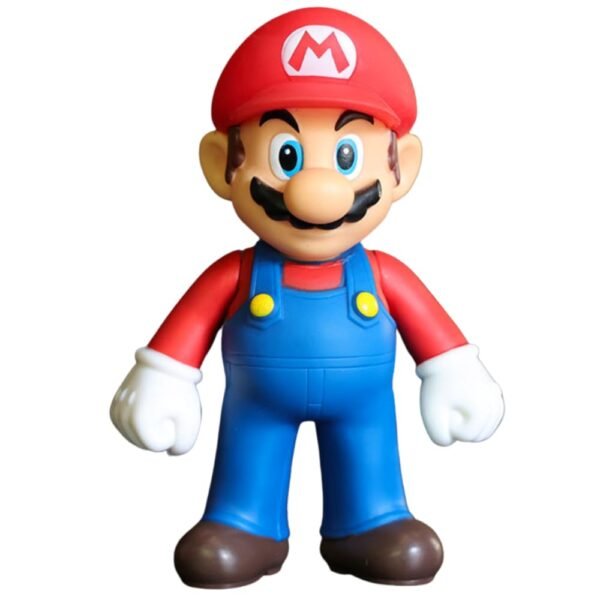 Mario Toys Action Figures Height -11CM Collectible Gifting PVC Multicolour (Mario Red)