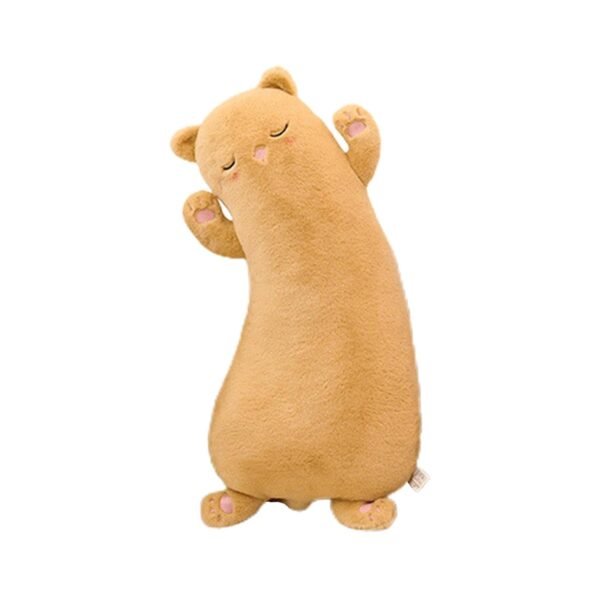 bnf® cat Plush Pillow Sofa Cushion Birthday for Kids Children Brown Baby | Toys for Baby | Plush Baby Toys - Image 4