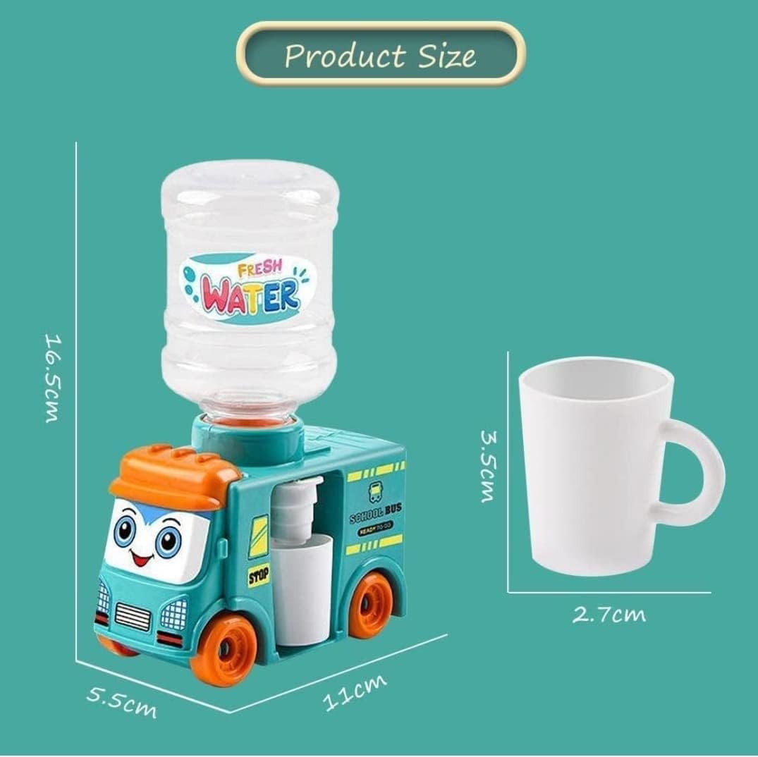 Occasion Bus Water Toy School Bus Children\'S Toy Mini Bus Water Dispenser Moving Wheels School Bus Car Toy With Mini Water Dispenser Tank For Kids - Image 3