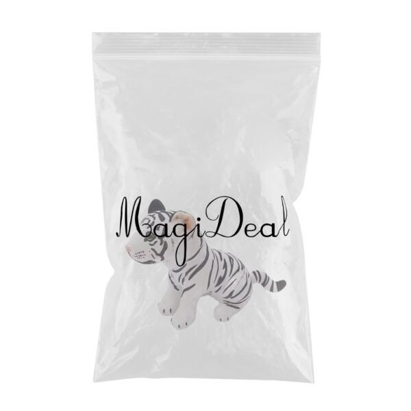 bnf® Adorable Plush Tiger Doll Pillow for Bedding Birthday s Girls Boys White 33cm Baby | Toys for Baby | Plush Baby Toys - Image 3