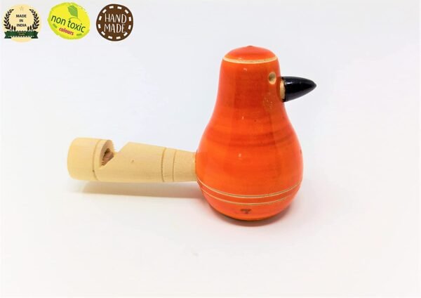 Wooden Bird Whistle Toys for Kids ( 1 Year+) - Set of 3 pcs - Multicolor - Discover Sounds - Image 5