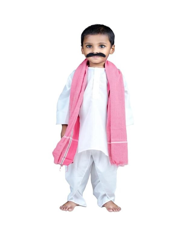 BookMyCostume Indian Sarpanch Farmer Villager Kisan Kids & Adults Fancy Dress Costume 2-3 years