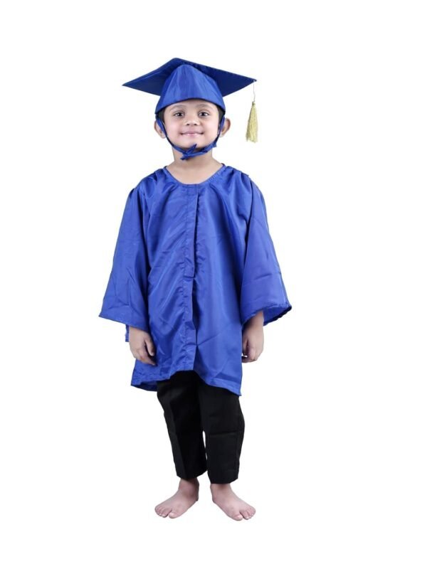 BookMyCostume Blue Graduate Convocation Graduation Day Gown Kids & Adults Fancy Dress Costume