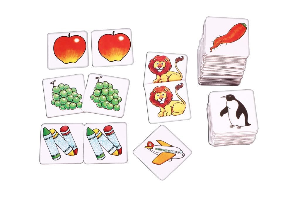 Creative\'s Match N Learn | Preschool Educational Matching Game | Toddler Cognitive Learning Cards | Observation, Memory & Visual Discrimination Toy | 62 Picture Cards for Kids Ages 3+ - Image 2