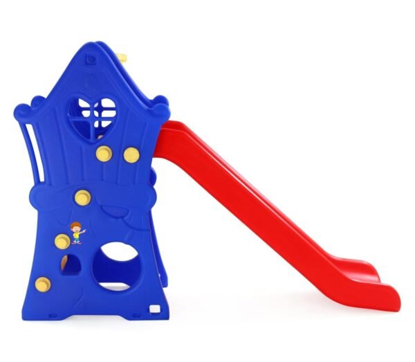 FLIPZON Foldable Hut Shape Sliders for Kid with Basket Ball Ring - Plastic Garden Slide for Kids/Baby Indoor Outdoor Games | Garden Slide for Kids 1-5 Years Boys & Girls - Image 3