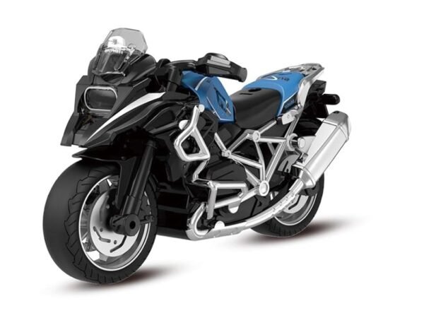 WORSHIPER Motorcycle Toy - Pull Back Motorcycle Toys, Tiny Gift with Music Lighting, Latte Motorcycles Toy for Kids Boys Age 3-8 Year Old 【Random Colour】