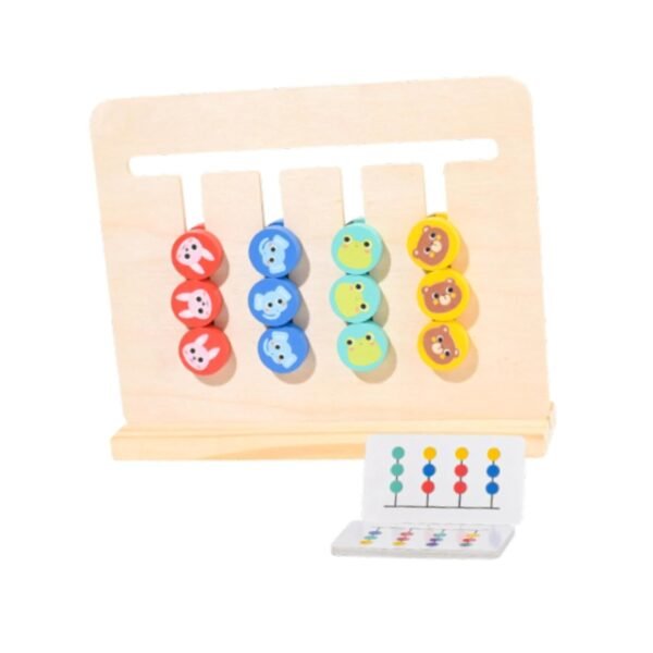 LR Decor Color Matching Slide Puzzle Kids Age 3 4 5 6 7 Years Old Strategy Board Game - Image 5