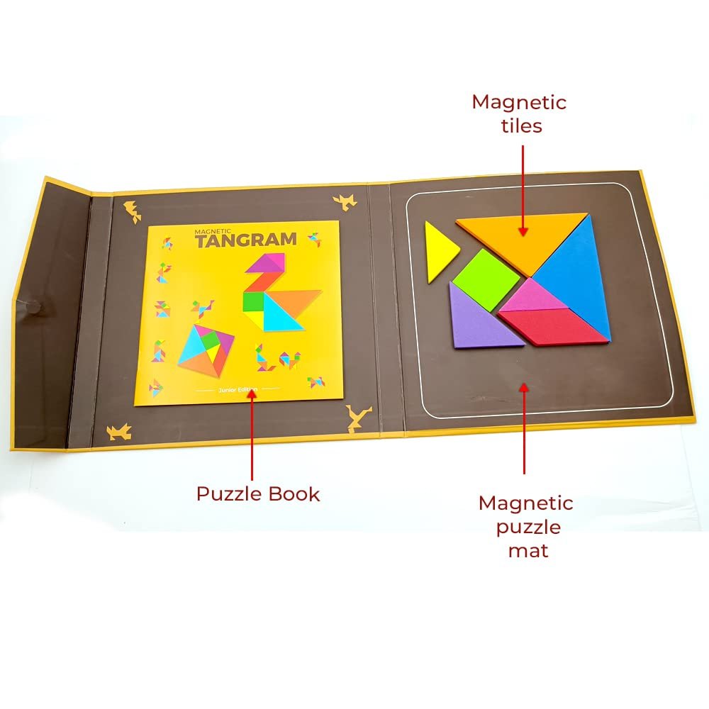 Birthday Party Return Gift for Kids 5 to 7 Year Pack of 12 Pcs - Magnetic Tangram for Kids 5 to 7 - Image 2
