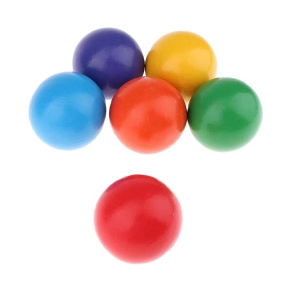 bnf® 6 Pieces Montessori Rainbow Balls Color Sorting Toys for Children Girls Boys