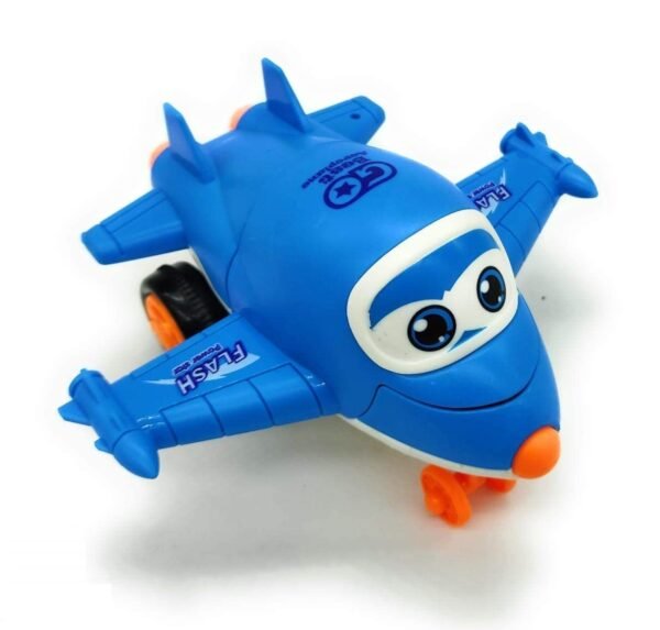 HK Toys Robot Friction Toy | Education & Unbreakable Toy | Bright Color | Mini Racing Converting Plane to Robot Friction Toy (Random Colors) (1 pcs) for Kids - Image 6