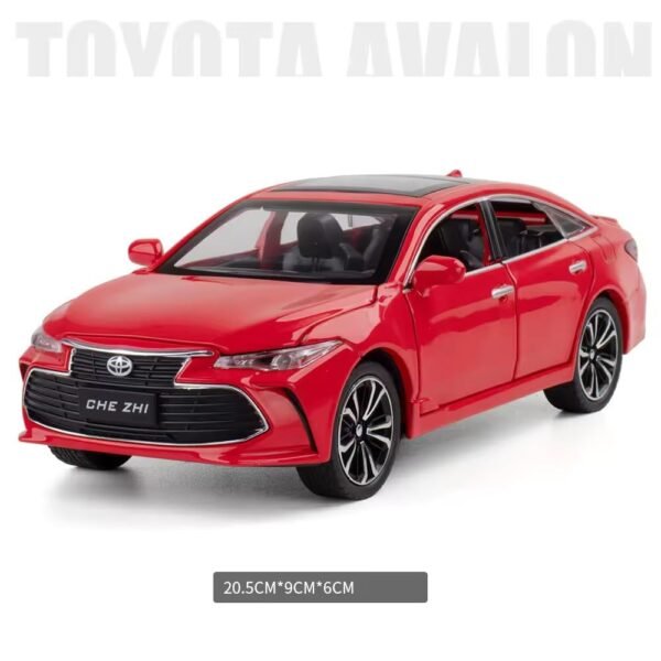 Toy Car 1:24 Toyota Avalon Metal Alloy Diecast Car Model Miniature Model with Sound Light Model Boys Toys for Children\'s/ (Multi Colour) (Heavy Material) - Image 3