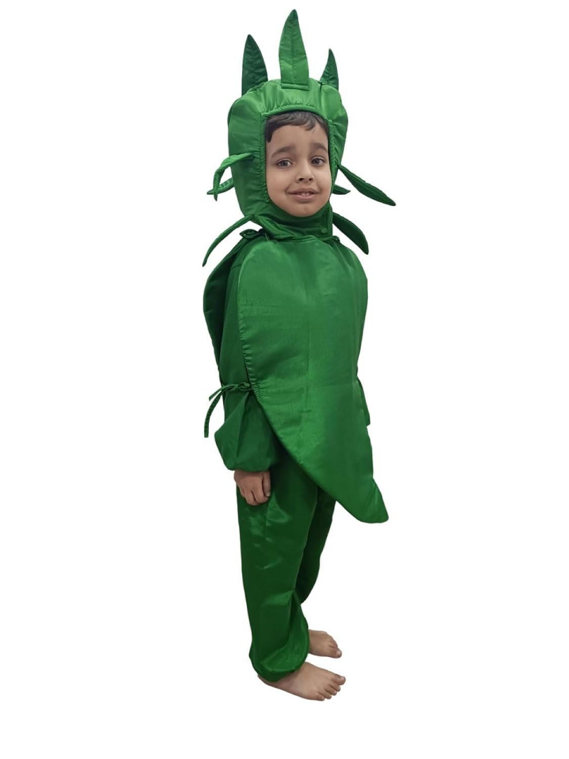 BookMyCostume Green Chilli Hari Mirch Vegetable Kids Fancy Dress Costume - Image 6