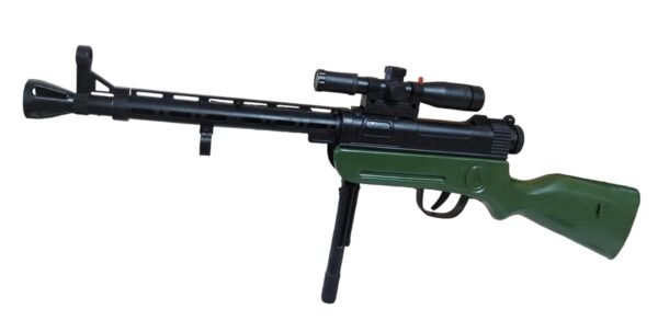 BabyGo Big Size Toy Gun for Kids with Laser Light (25 Inches) (Black) - Image 2