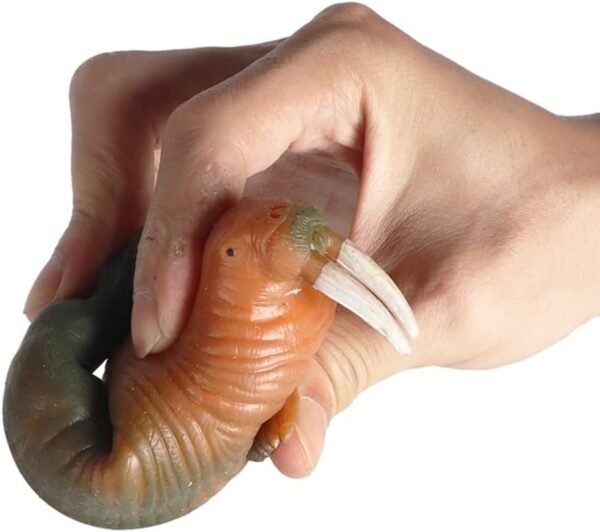 Amitasha Aquatic Animal Toy for Kids Realistic Walrus Fish Squishy Figurines Rubber Sea Animal Soft Squeeze Toy for Boys Girls Lookalike Ocean Creatures Educational Gift - Image 4