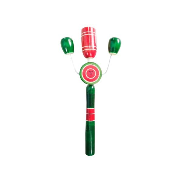 NARPAVI Arts & Crafts- Colourful Rattles and Xylophone Toys for Kids - Non-Toxic Attractive Rattle for New Born – Wooden rattles and xyolophone with teether (Pack of4) - Image 3