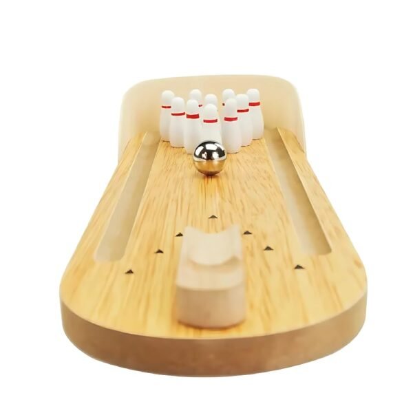 Toys for Boys 7-14 Years Girls Mini Desktop Bowling Game Toy for Family Miniature Fun & Stress Relief Tabletop Indoor Board Game-Pack of 1 (Bowling) - Image 6