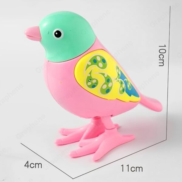 GRAPHENE Wind-Up Key Operated Jumping Animal & Bird Toys for Kids – Duck, Monkey, Dinosaur, Sparrow Moving Crawling Toys for Toddlers & Infants (1-5 Years) – Multicolor Set of 3 - Image 2
