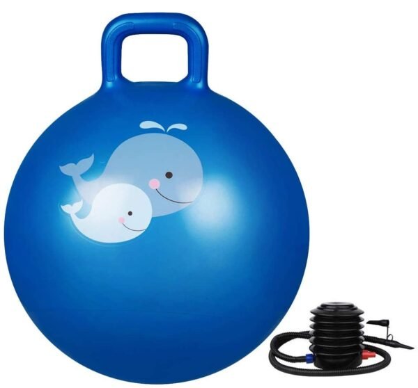 YAGVIZ Kids Jumping Hopping | Rubber Hop Ball for Kids Ages 3-6 Year | Inflatable Sit and Bounce Rubber Hop Ball for Kids(65cm)