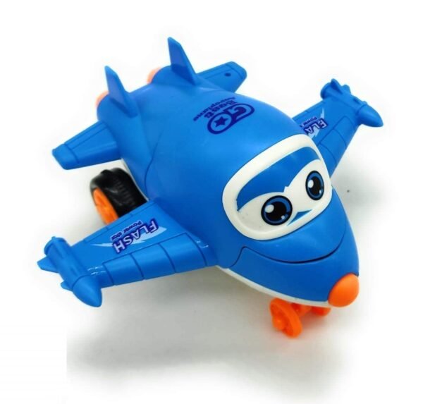 HK Toys Robot Friction Toy | Education & Unbreakable Toy | Bright Color | Mini Racing Converting Plane to Robot Friction Toy (Random Colors) (1 pcs) for Kids - Image 4