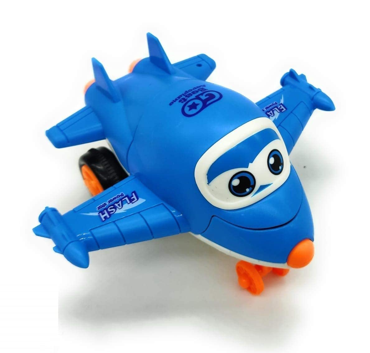 HK Toys Robot Friction Toy | Education & Unbreakable Toy | Bright Color | Mini Racing Converting Plane to Robot Friction Toy (Random Colors) (1 pcs) for Kids - Image 4