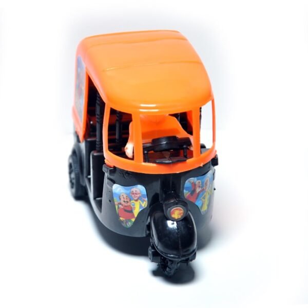 Arb Toys Pull Back Plastic Auto Rickshaw Model Toy - Perfect For Playtime Adventures, Ideal Toy For Boys & Girls 2 Years Above (Pack Of 1) Color May Vary (Black) - Kids - Image 6