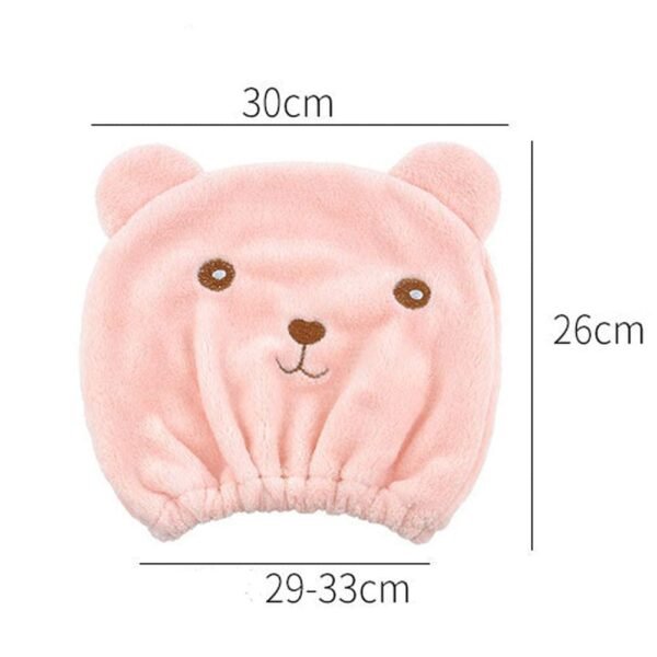 Hair Drying Towel Wrap with Cat Ear,Microfiber Hair Towel Quick Drying Hair for Women and Kid Girls,Super Absorbent Quick Dry Bath Shower Dry Head Turban - Image 2