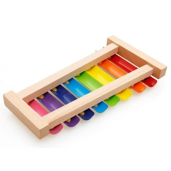 Xylophone Musical Toys for Kids 2 Years Wooden Musical Instrument Xylophone with 8 Note, 1 Xylophone, 2 Sticks - Image 6