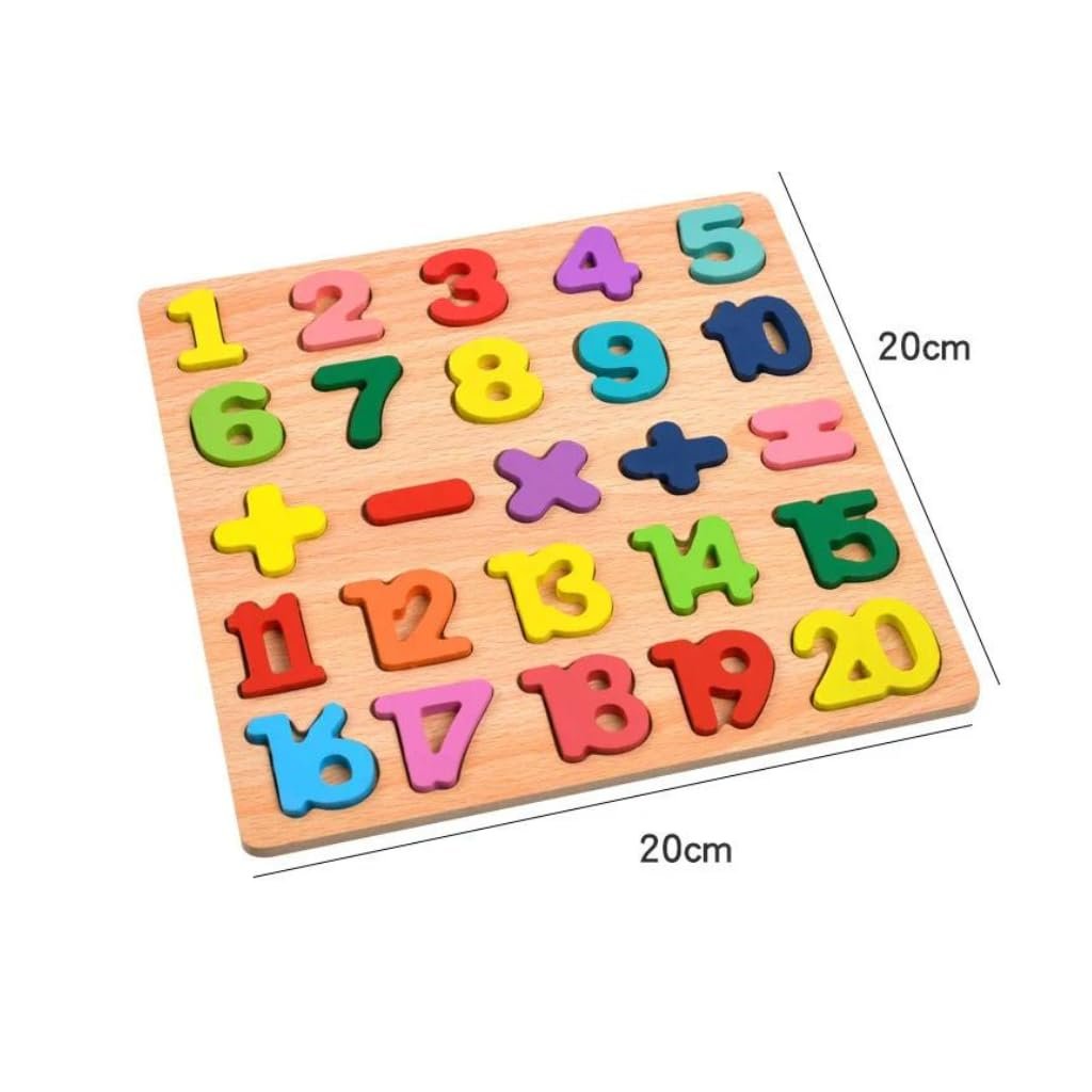 PRAYAASHEEâ„¢ Wooden Learning Educational Boards for Kids, Educational Puzzles for 2 Years Old Boys & Girls, Toddlers & Preschoolers, ABCD 1234 Toys for Kids, 3-in-1 Set (Alphabets, Numbers & Shapes) - Image 3