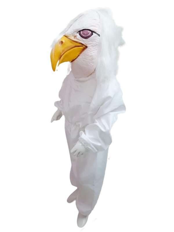 BookMyCostume Jatayu White Old Vulture Giddh Bird Ramayana Kids & Adults Fancy Dress Costume - Image 3