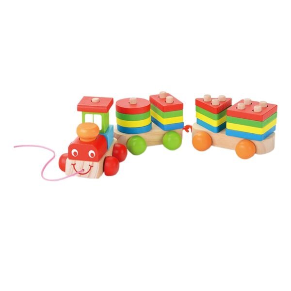 bnf® Wooden Sorting Stacking Montessori Toys Matching Puzzle Stacker for Kids Boy - Image 6