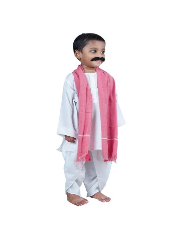 BookMyCostume Indian Sarpanch Farmer Villager Kisan Kids & Adults Fancy Dress Costume 2-3 years - Image 5