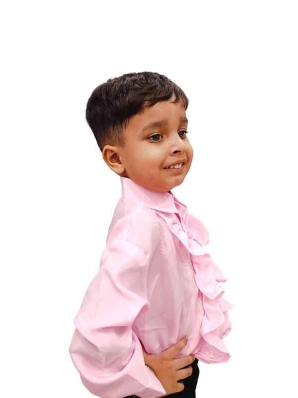 BookMyCostume Pink Frills Shirt Kids Fancy Dress Costume 6-7 years - Image 2