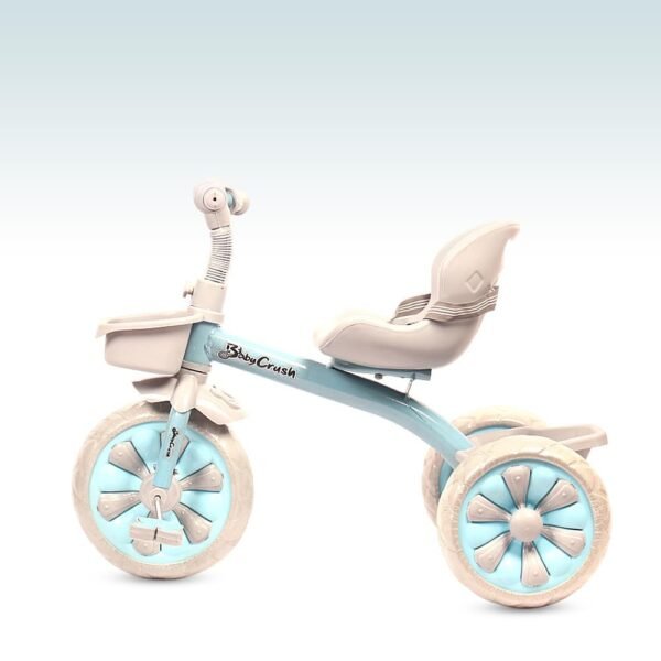 Babycrush Rambo Grey Star Tricycle for Kids 2-5 Years - Blue - Image 3