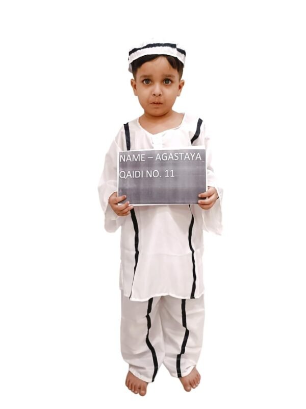 BookMyCostume Prisoner Thief Jailed Freedom Fighter Kids Fancy Dress Costume - Image 5