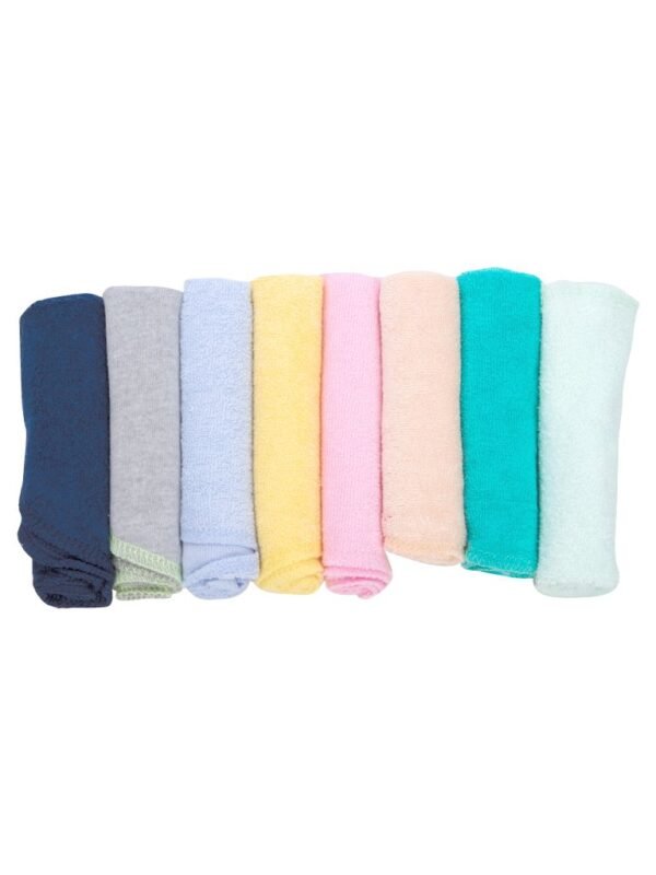 Mee Mee Kids Soft Mini Baby face Napkin | Multi Colour Hanky for Kids (Pack of 8) - Image 2