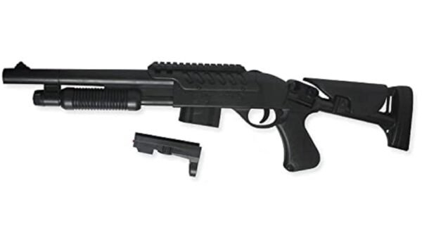 BabyGo Big Size Toy Gun for Kids with Laser Light (25 Inches) (Black) - Image 5