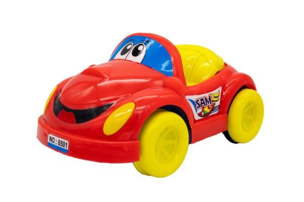 Push N Go Sam Car | Push N Go Toys | Birthday Gift | 1-6 Year | Realistic Design | Indoor Outdoor Play | Safe and Non-Toxic | Gift for Kids | Multicolour