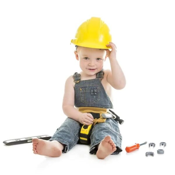 Amitasha Mechanics Helmet Tools Kit Toys for Kids Pretend Play Construction Toy for Boys Girls 3 4 5 6 Years Old Automobile Toolkit for Kids - (Pack of 14 Tools) - Image 5