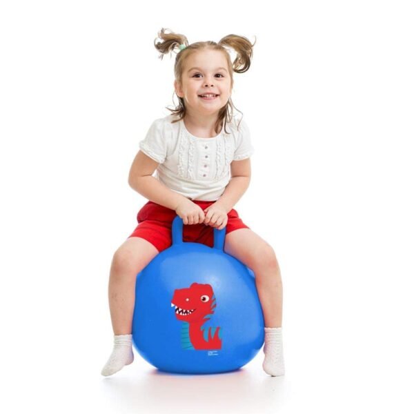 Storio Sit And Bounce Rubber Hop Ball Jumping&Bouncing Ball For Boys Girls Toys|Indoor&Outdoor|Best Gift Balls For Kids -Big(Size 56Cm / 22 Inch,Multicolour) - Image 3