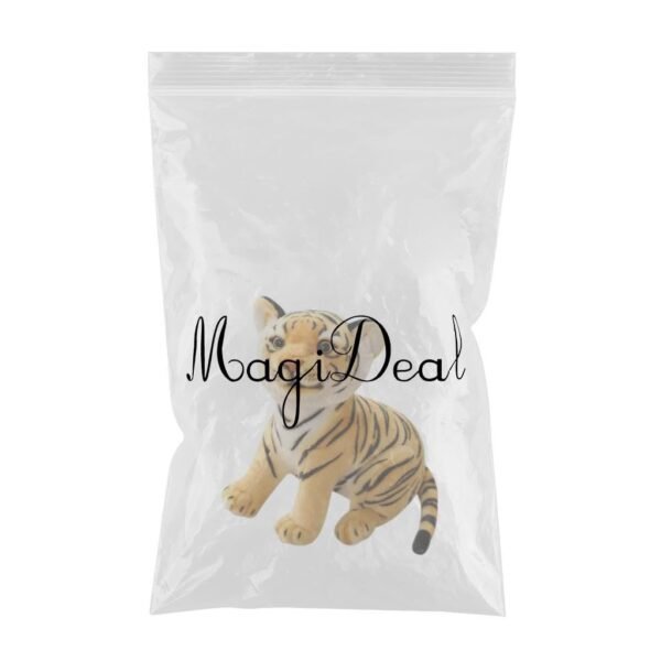 bnf® Adorable Plush Tiger Doll Pillow for Bedding Birthday s Girls Boys Yellow 23cm Baby | Toys for Baby | Plush Baby Toys - Image 3
