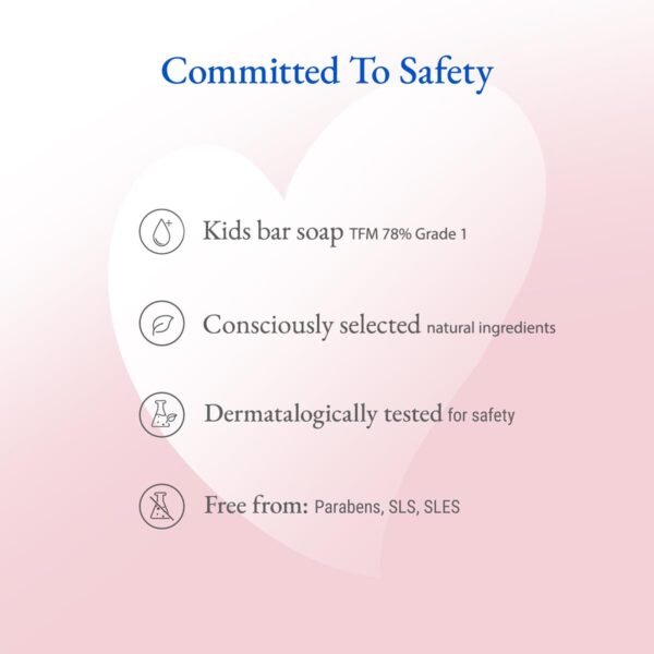 Softsens Kids Princess Soap| Grade 1 Soap| Infused Shea Butter & Milk Cream |Dermatologist Tested| Shape Soap (75g) - Image 3
