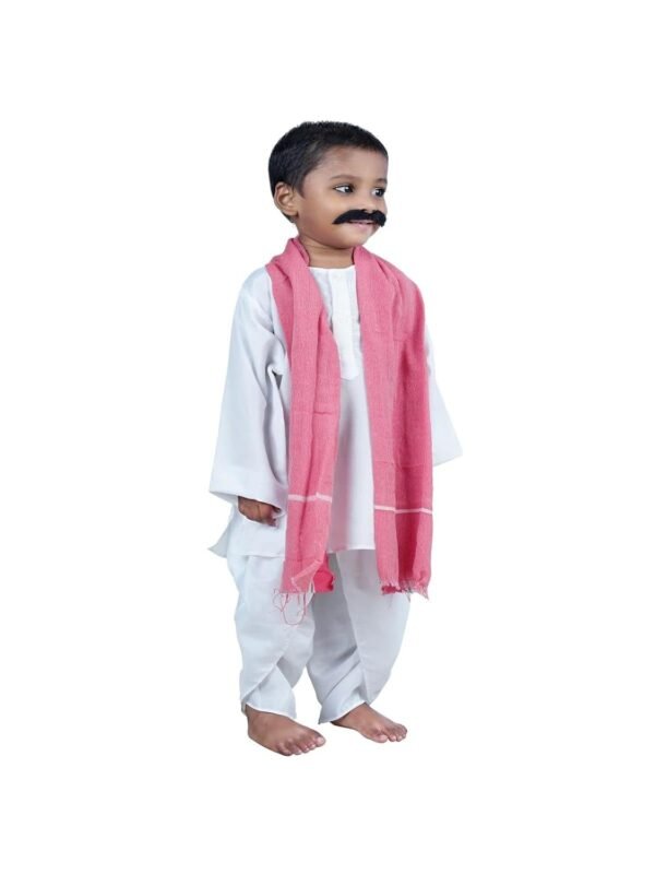 BookMyCostume Indian Sarpanch Farmer Villager Kisan Kids & Adults Fancy Dress Costume 2-3 years - Image 6