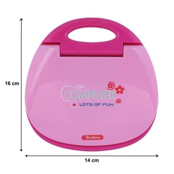 Wembley Kids Computer Toy Baby Laptops for Kids 1 2 3-6 Years Activity Electronics Number & Alphabet Charts for Kids Learning Educational Toy with Sound and Music - BIS Approved (Pink) (Pink) - Image 3