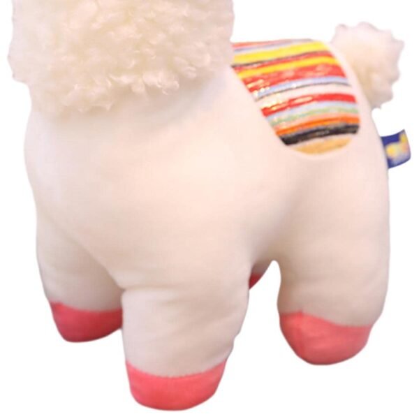 bnf® Cute Alpaca Plush Toy Stuffed Animal for Office Decor for Kids Adults White 25cm Baby | Toys for Baby | Plush Baby Toys - Image 3